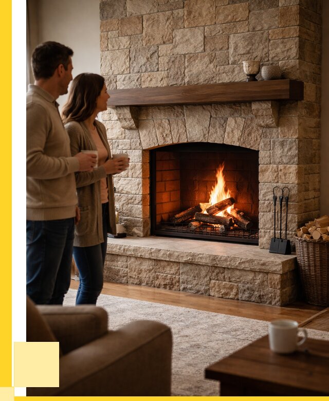 Каменные камины на заказ в Белореченске от 182592 р. | ЭриданБлч