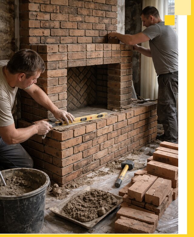 Изготовление и установка кирпичных каминов в Белореченске