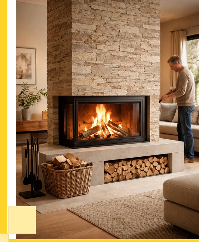 Дровяной камин под ключ в Белореченске от 202880 р. | ЭриданБлч