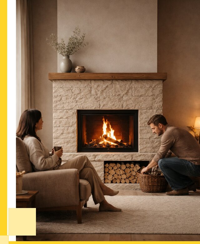 Камины для дома в Белореченске под ключ от 152160 р. | ЭриданБлч