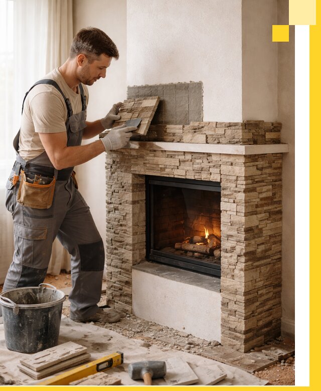 Изготовление и монтаж каминов для дома под ключ в Белореченске