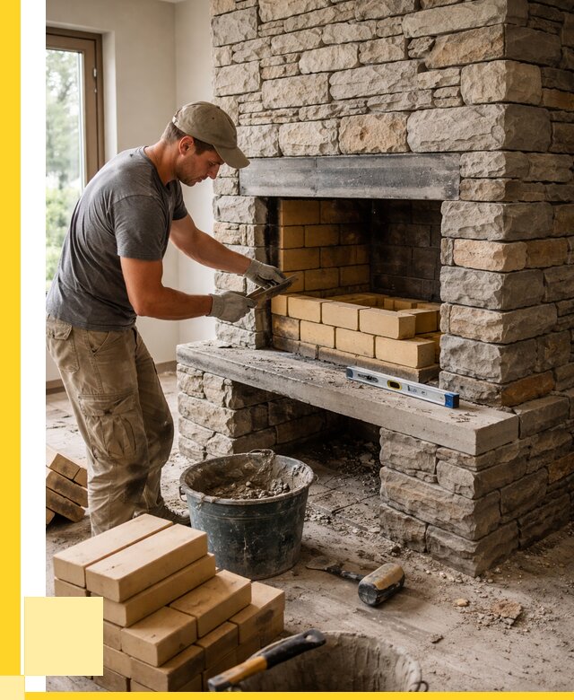 Кладка каминов и камина в Белореченске от 25360 р. ЭриданБлч