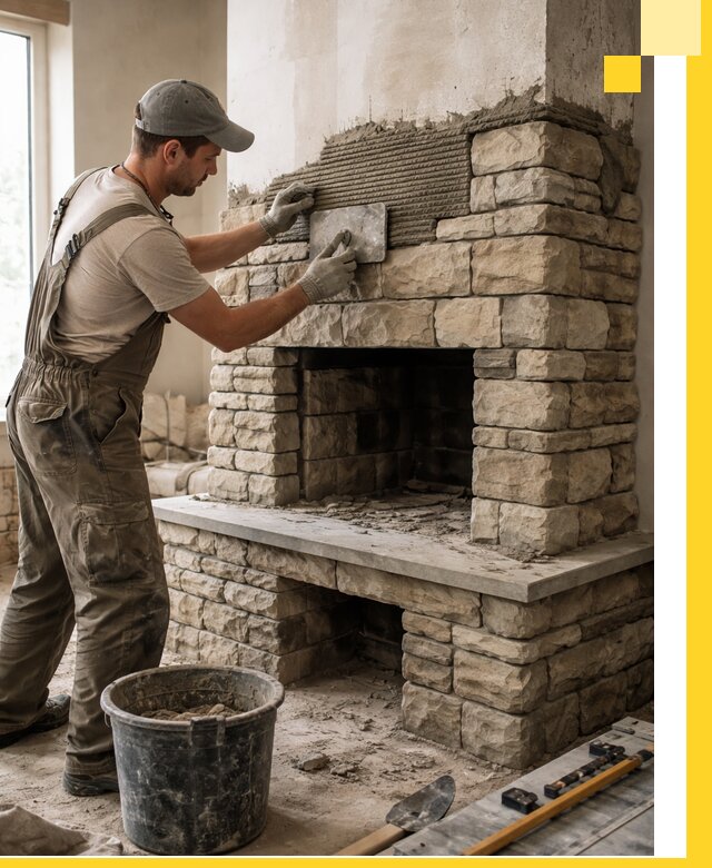 Строительство каминов под ключ в Белореченске от проектирования до монтажа