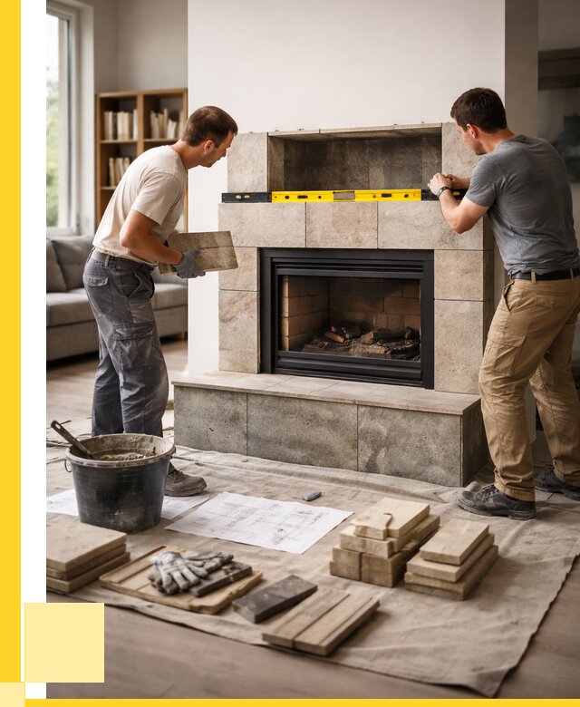 Монтаж каминов и установка в Белореченске от 45648 р. | ЭриданБлч