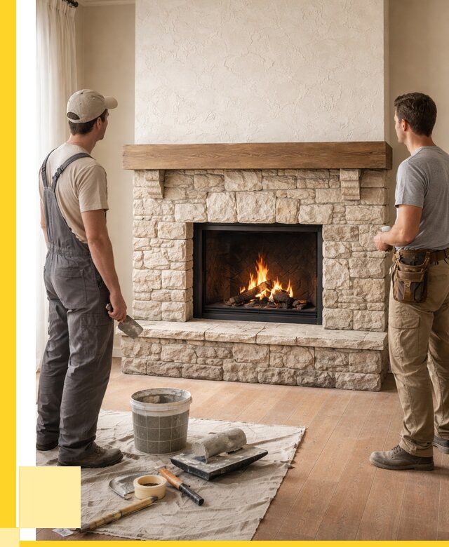 Отделка каминов в Белореченске от 6594 р. под ключ | ЭриданБлч