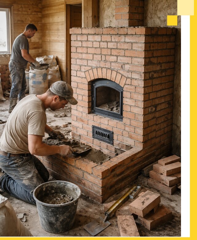 Профессиональное строительство печей в Белореченске под ключ