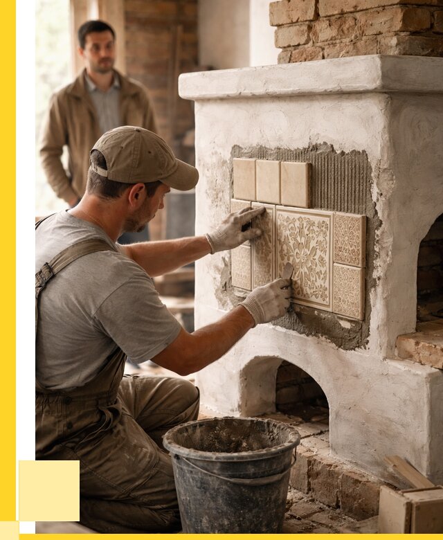 Отделка печей и банных печей в Белореченске от 35504 р. | ЭриданБлч