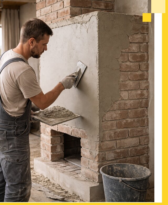 Отделка печей и облицовка каминов в Белореченске под ключ