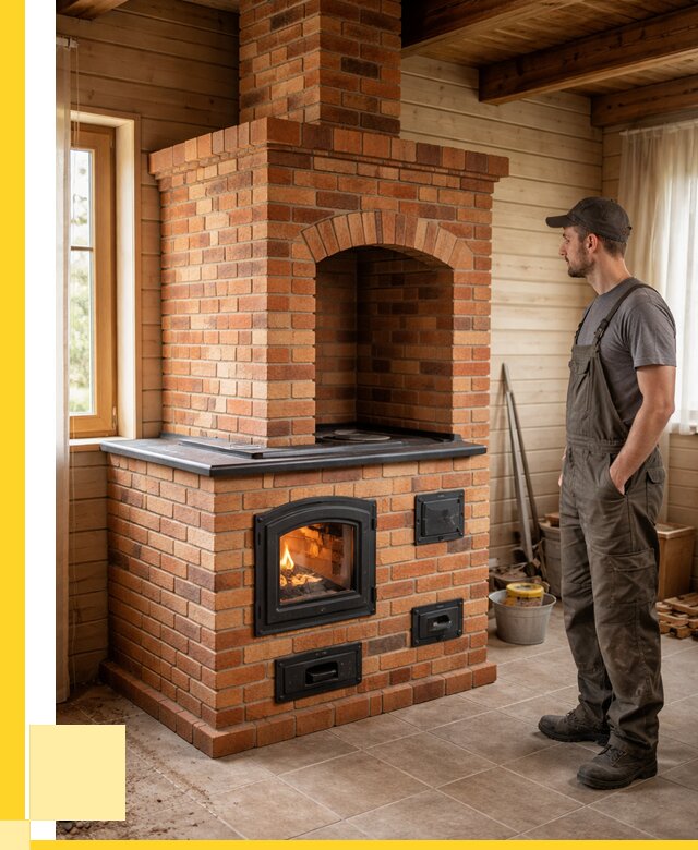 Кирпичные печи в Белореченске: купить от 152160 р. | ЭриданБлч