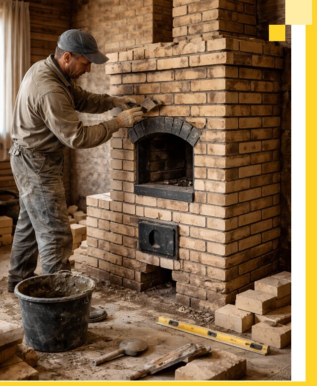 Кирпичные печи под ключ в Белореченске: проектирование и кладка