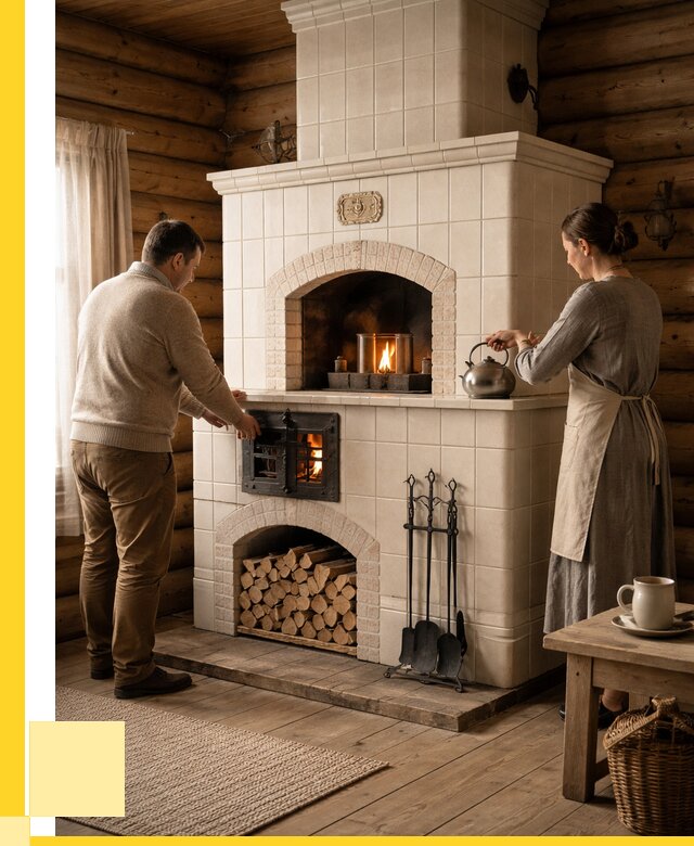 Русские печи в Белореченске: установка от 152160 р. ЭриданБлч