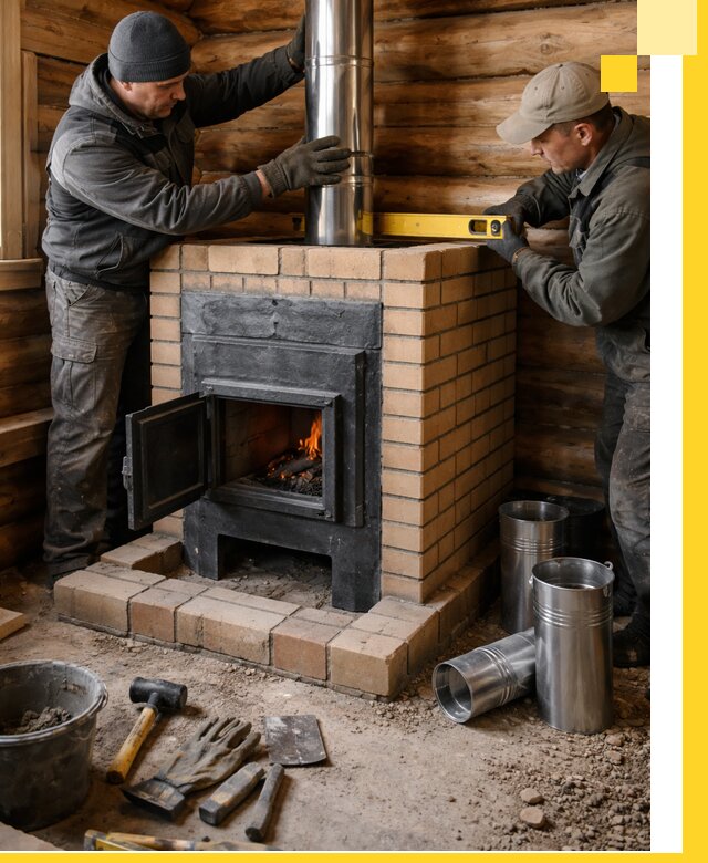 Проектирование, изготовление и установка банных печей в Белореченске