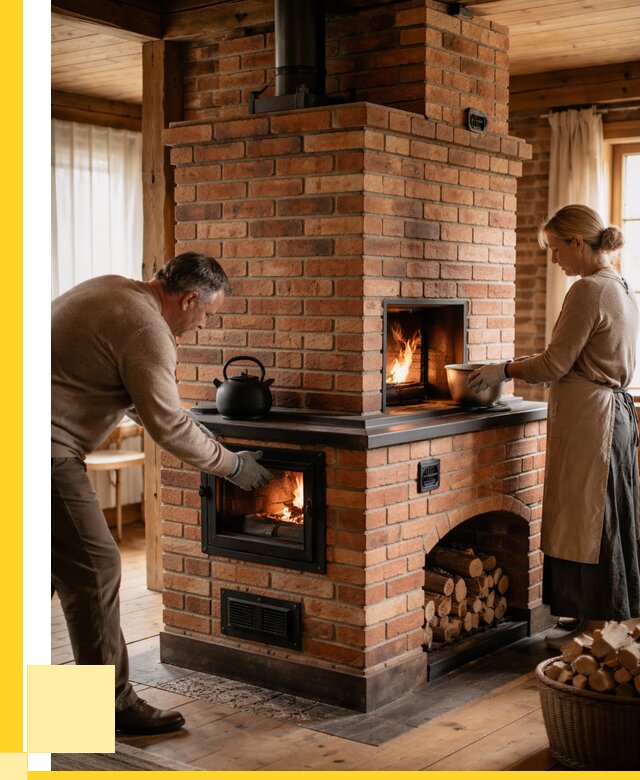 Печи для загородного дома под ключ в Белореченске от 81152 р. | ЭриданБлч