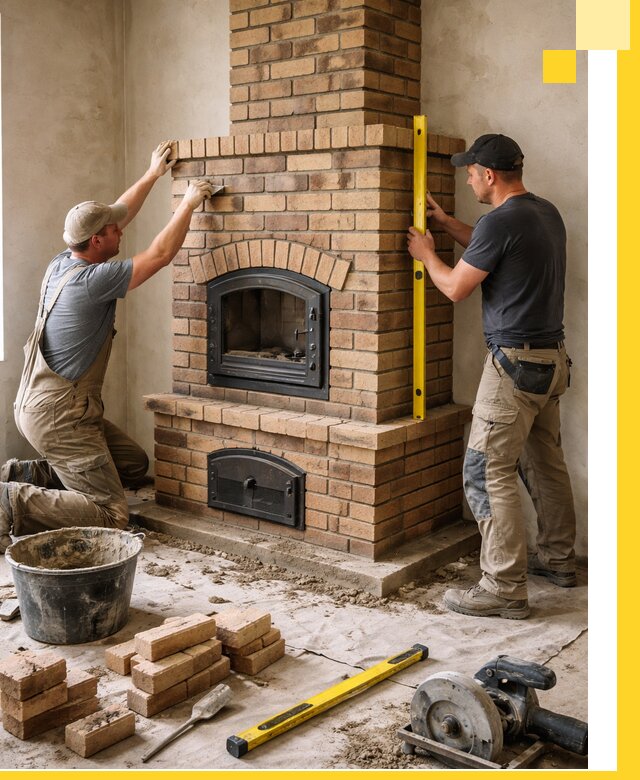 Продажа и установка печей и каминов для дома под ключ в Белореченске