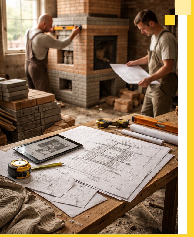 Проекты печей и каминов с индивидуальным дизайном в Белореченске