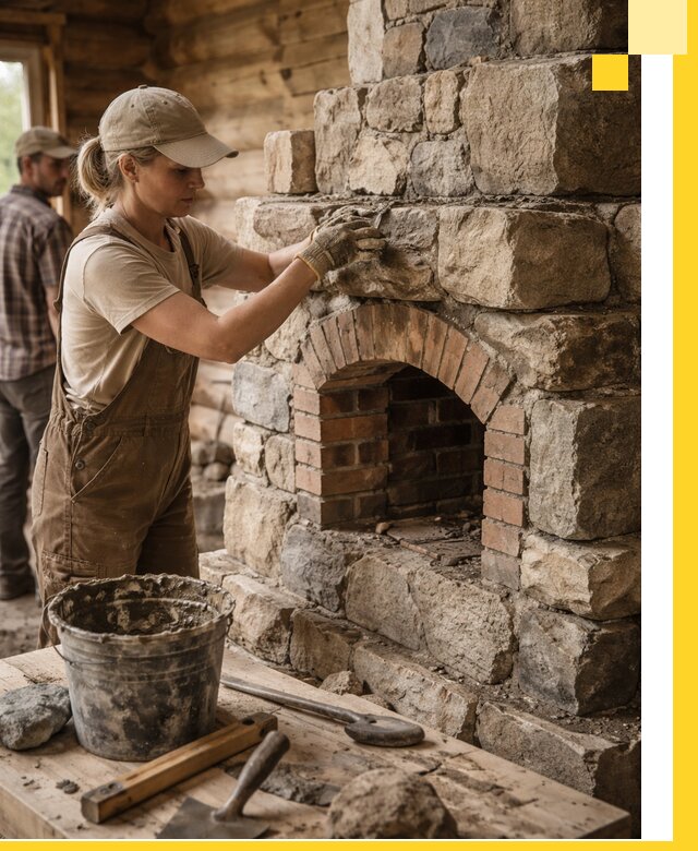 Каменные печи на заказ и монтаж в Белореченске, долговечные решения