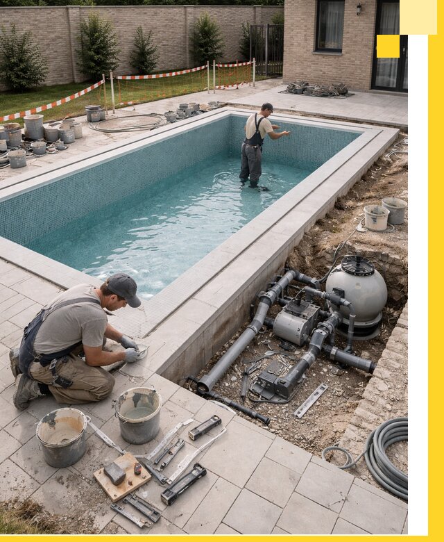 Строительство бассейнов под ключ в Белореченске: проекты и монтаж