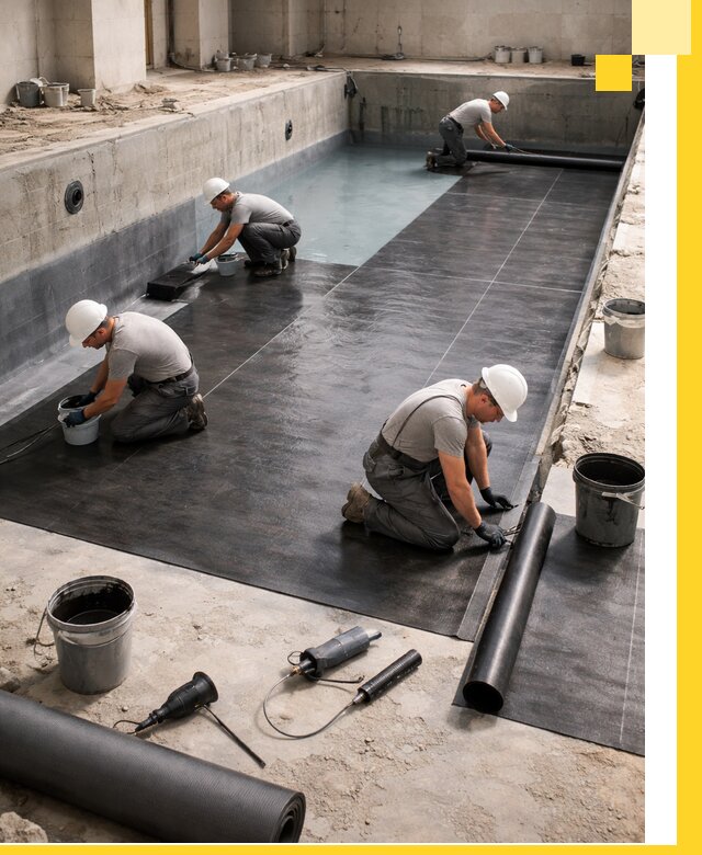 Профессиональная гидроизоляция бассейнов и чаш в Белореченске под ключ