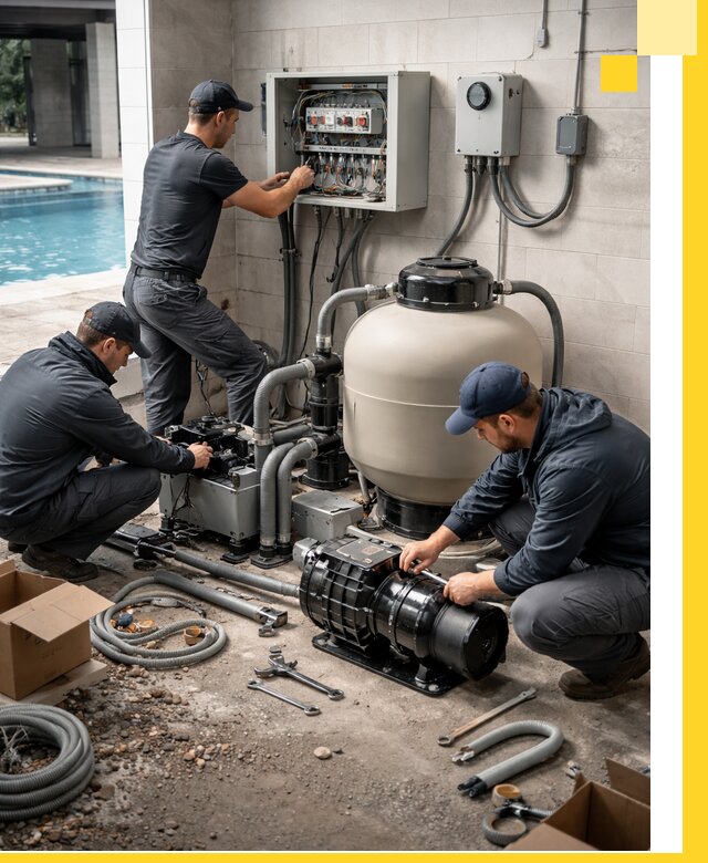 Профессиональный монтаж оборудования для бассейнов в Белореченске