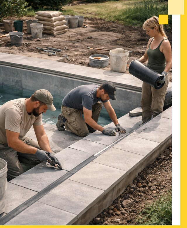 Строительство и монтаж уличных бассейнов под ключ в Белореченске