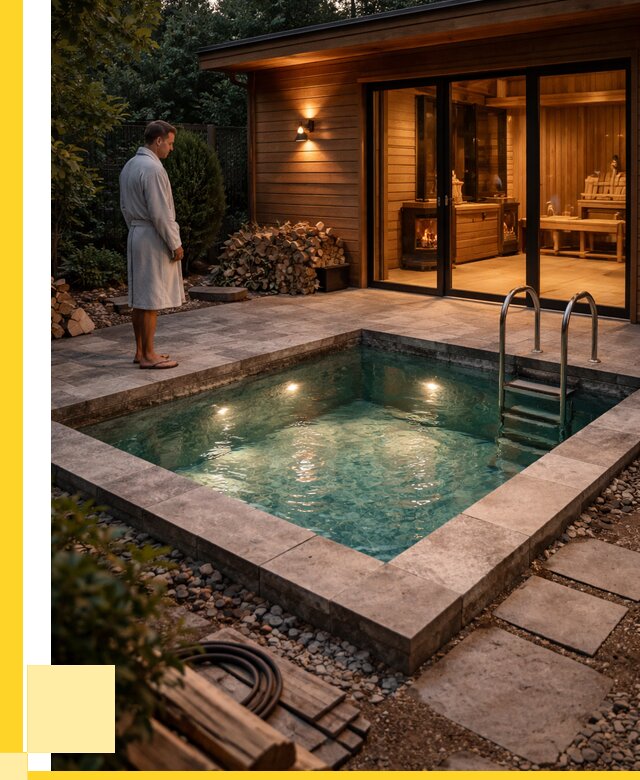 Бани с бассейном под ключ в Белореченске от 96368 р. | ЭриданБлч