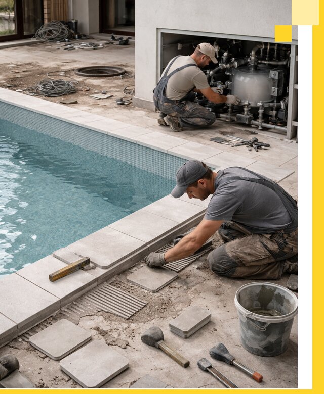 Строительство и монтаж бассейнов в коттедже в Белореченске