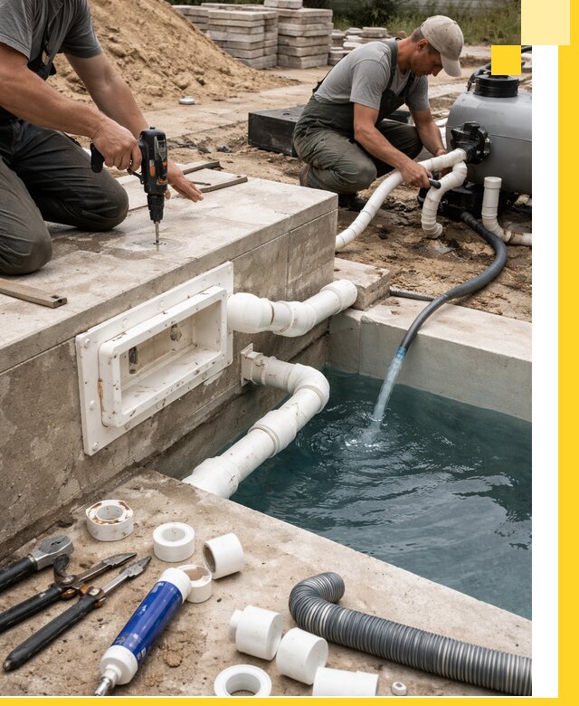 Строительство скиммерных бассейнов под ключ в Белореченске