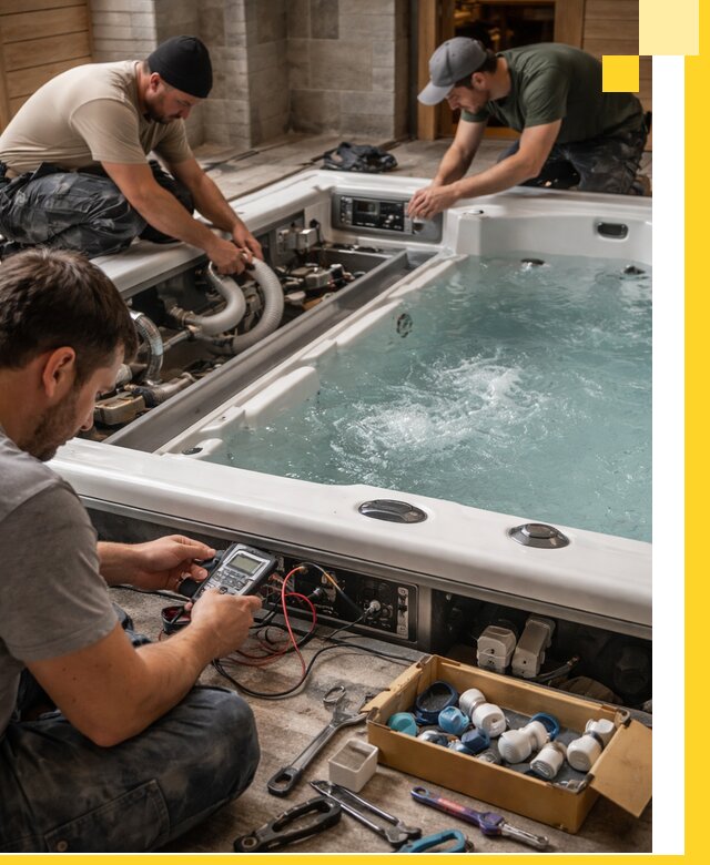 Гидромассажные бассейны под ключ в Белореченске, дизайн и монтаж