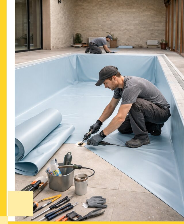 Пленка ПВХ для бассейнов в Белореченске от 2536 р. | ЭриданБлч