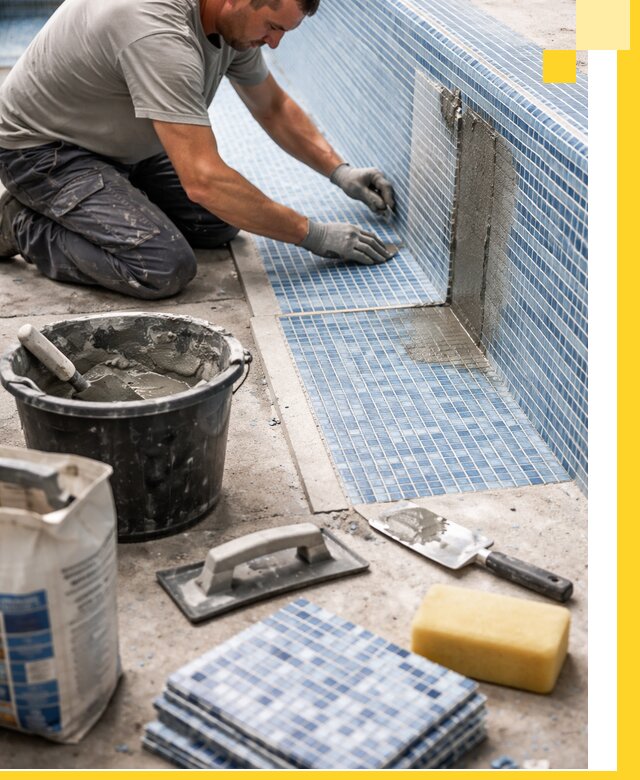 Укладка и ремонт мозаики для бассейнов под ключ в Белореченске