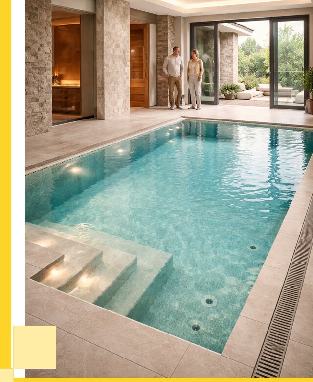 Бассейн во дворе в Белореченске: проект, отделка от 1217280 р. | ЭриданБлч