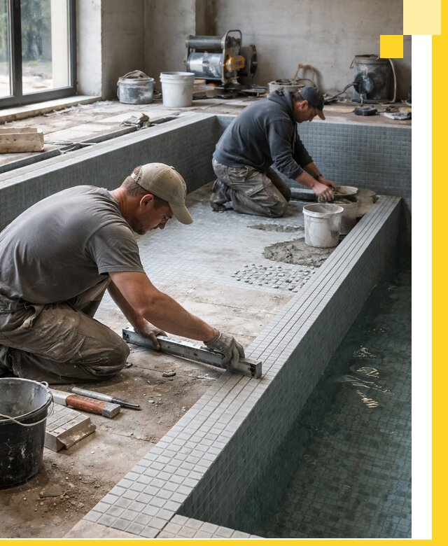 Строительство бассейна в частном доме в Белореченске под ключ