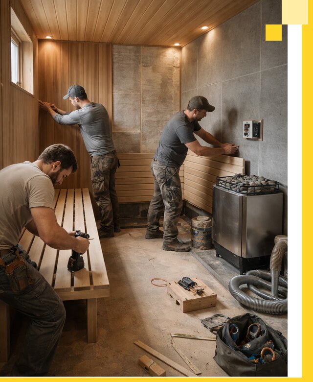 Сауны под ключ в Белореченске, проектирование, строительство, отделка