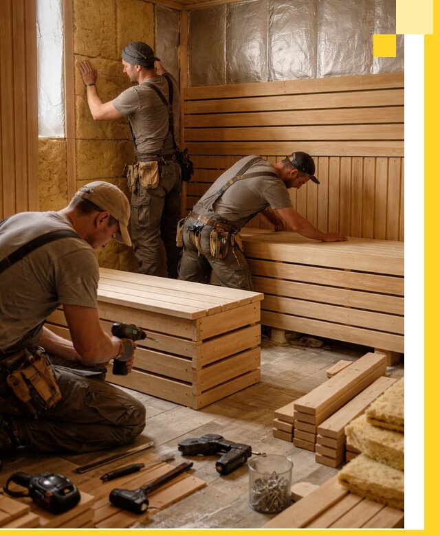 Профессиональное строительство саун под ключ в Белореченске