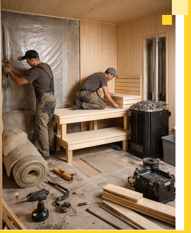 Проекты саун под ключ в Белореченске дизайн и строительство