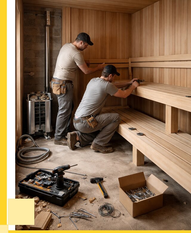 Монтаж саун под ключ в Белореченске от 121728 р. | ЭриданБлч