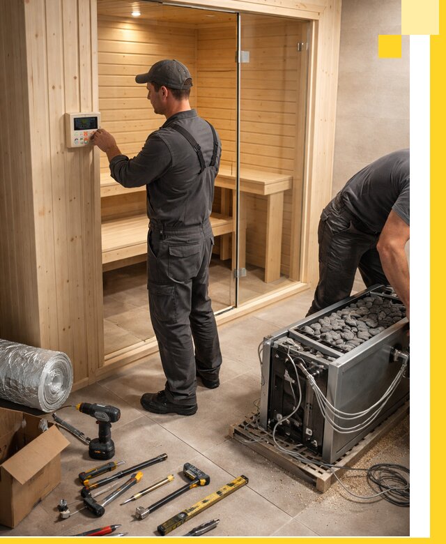 Поставка, установка и монтаж электрических саун в Белореченске