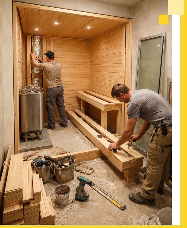 Проектирование и установка домашних саун под ключ в Белореченске