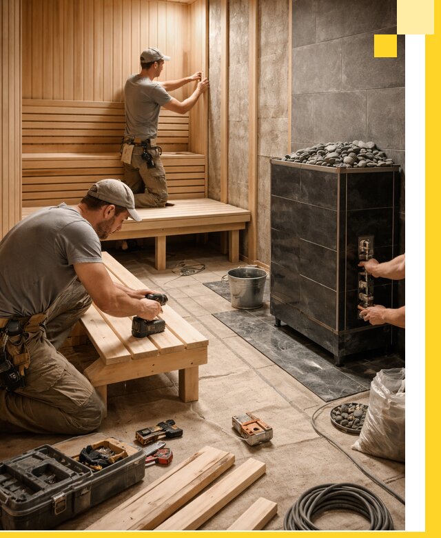 Дизайн и строительство интерьерных саун под ключ в Белореченске