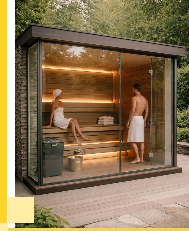 Сауна стеклянная и двери для сауны в Белореченске от 253600 р. | ЭриданБлч