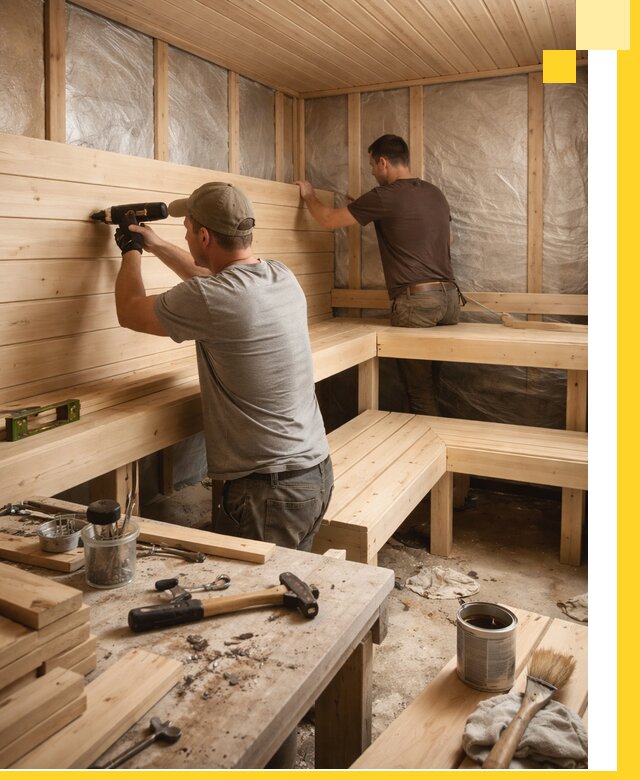 Профессиональная отделка бань и саун под ключ в Белореченске