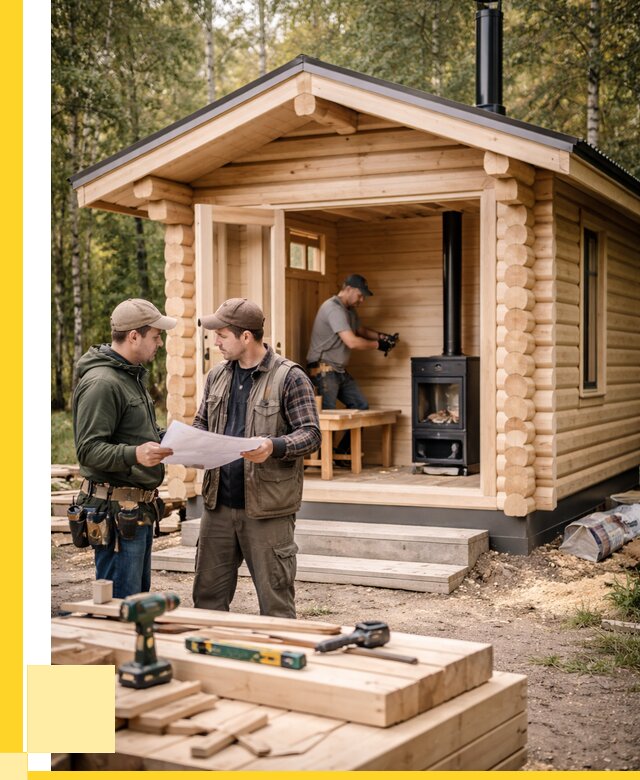 Монтаж бань под ключ в Белореченске — от 202880 р. | ЭриданБлч