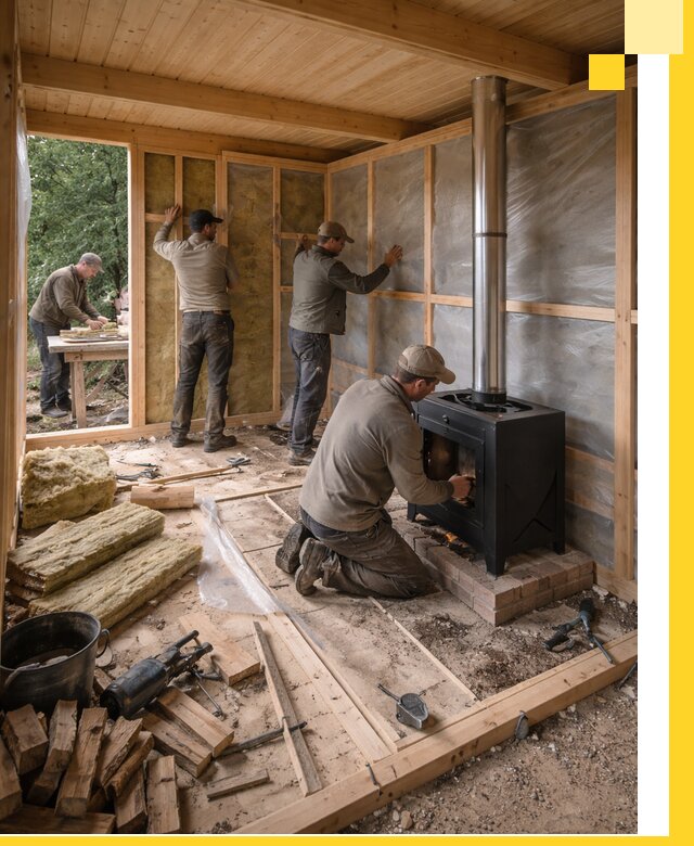 Профессиональный монтаж бань под ключ в Белореченске для дома