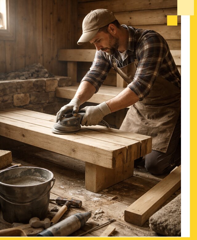 Ремонт бань под ключ в Белореченске с гарантией качества и сроков