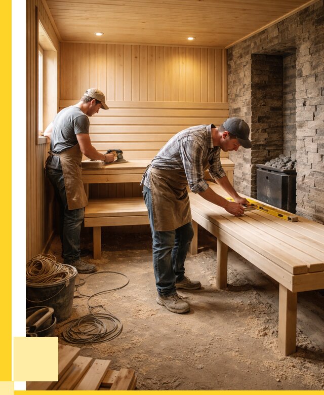 Отделка бани в Белореченске: внутренняя отделка от 3043 р. | ЭриданБлч