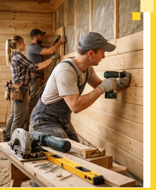 Обшивка бань под ключ в Белореченске: отделка стен и потолков