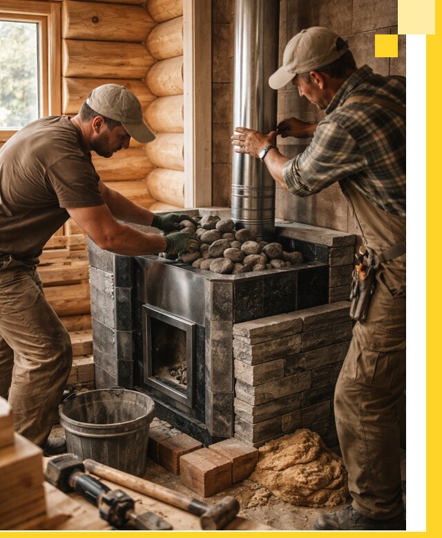 Строительство и отделка русских бань под ключ в Белореченске