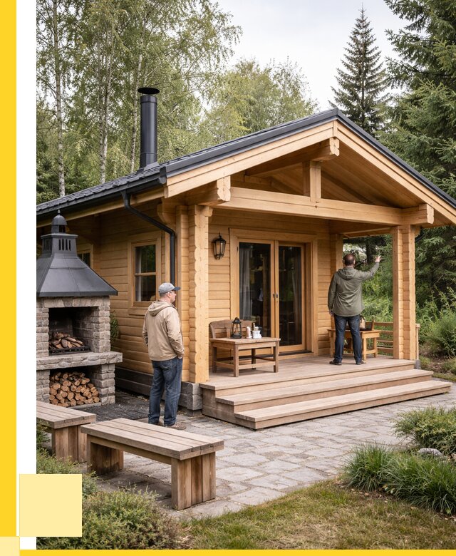 Деревянные бани под ключ в Белореченске от 456480 р. | ЭриданБлч