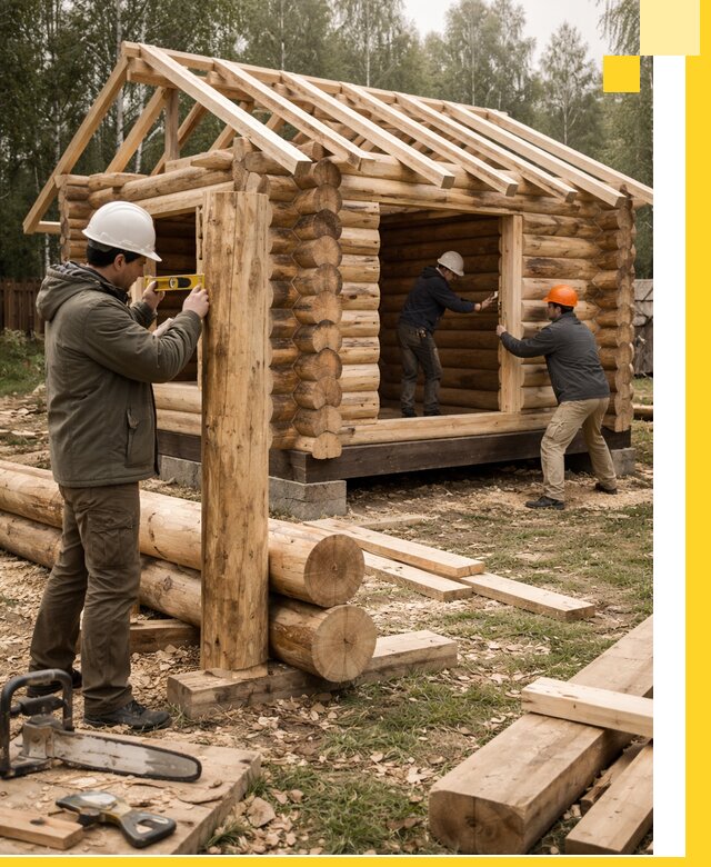 Строительство бань для дачи под ключ в Белореченске с доставкой и монтажом