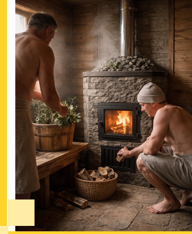 Банные печи под ключ в Белореченске от 45648 р. | ЭриданБлч кирпичная